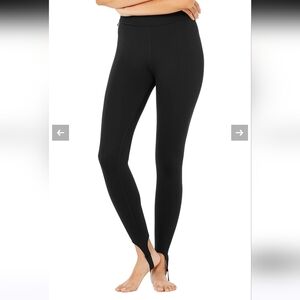 Alo yoga | High-Waist classic stirrup legging, size xs, Black